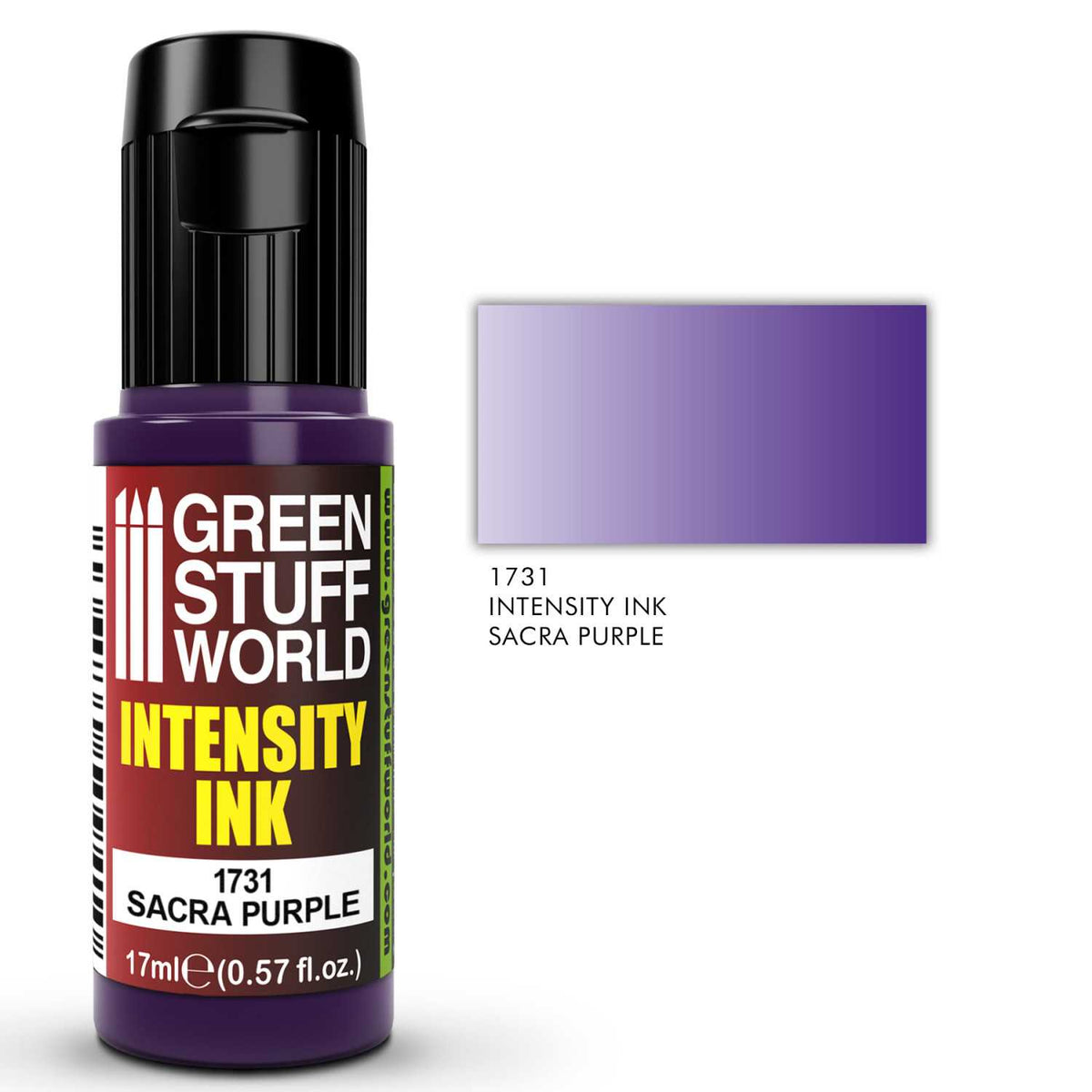 Detalj Intensity Ink Sacra Purple – intenzivna ljubičasta akrilna tinta za airbrush i fine efekte