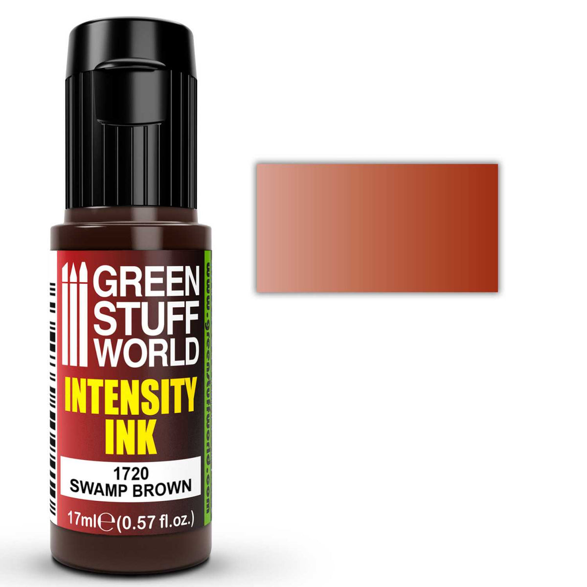 Intensity Ink Swamp Brown – akrilna tinta močvarno braon boje za modele i minijature