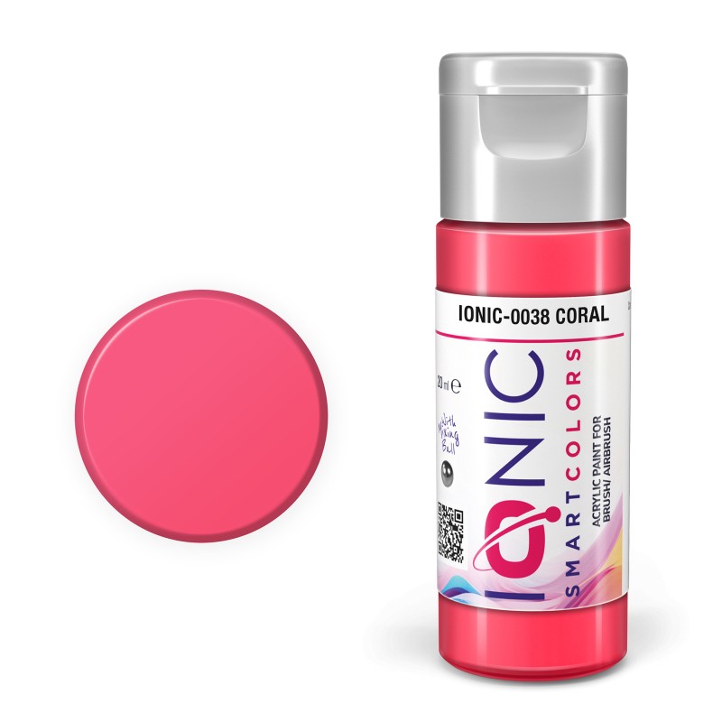 AMMO Ionic Smart Colors Coral 20ml | Akrilna Boja za Minijature IONIC-0038