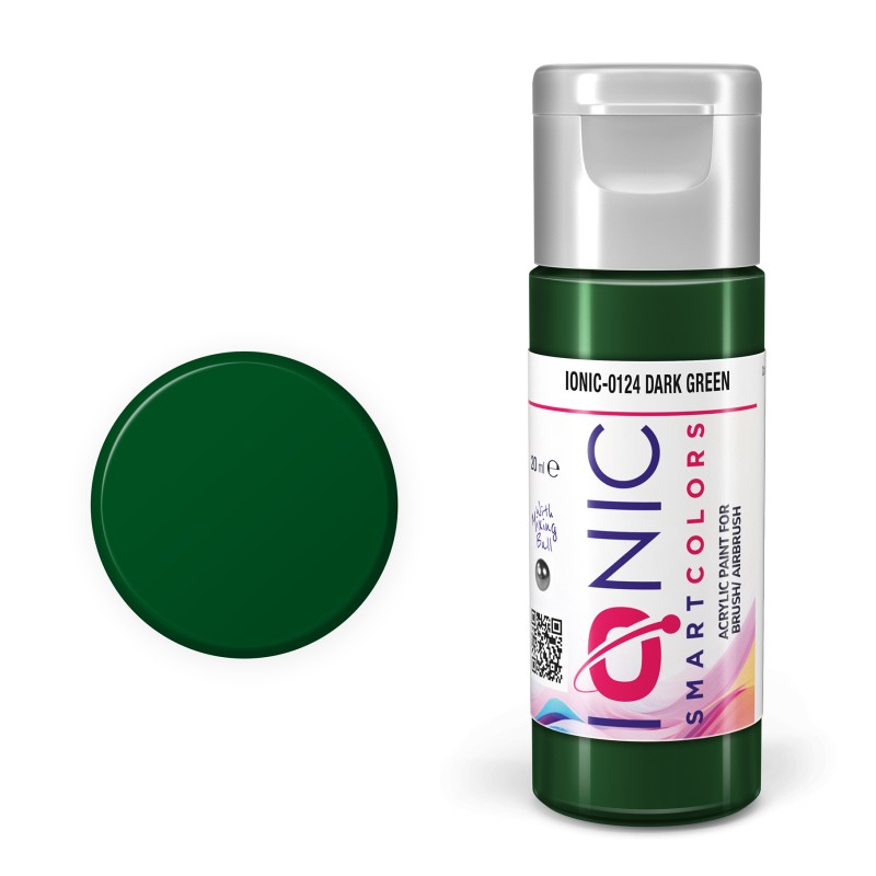 AMMO Ionic Smart Colors Dark Green 20ml | Akrilna Boja za Minijature IONIC-0124