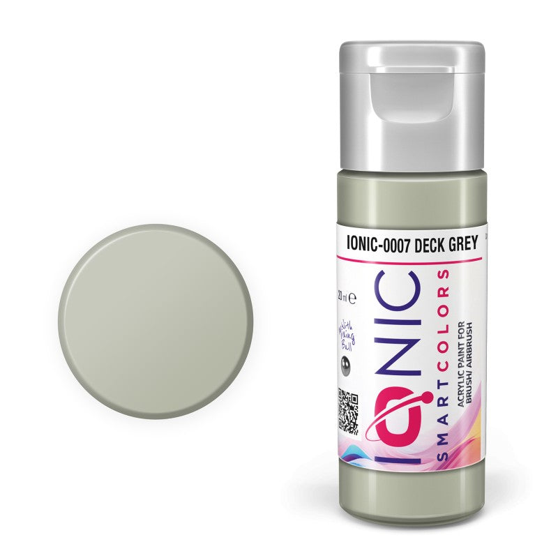 AMMO Ionic Smart Colors Deck Grey 20ml | Akrilna Boja za Minijature IONIC-0007