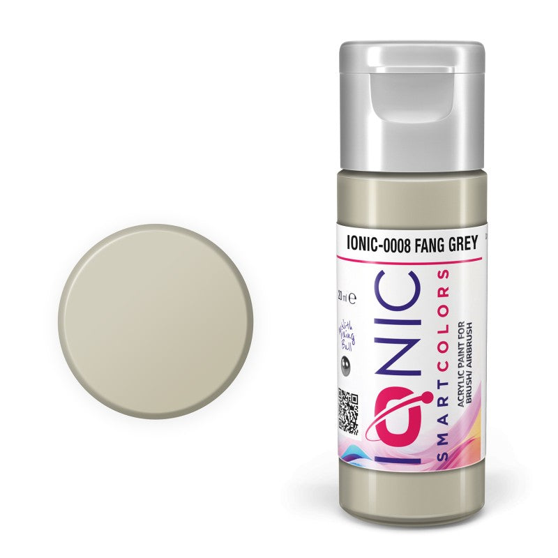 AMMO Ionic Smart Colors Fang Grey 20ml | Akrilna Boja za Minijature IONIC-0008