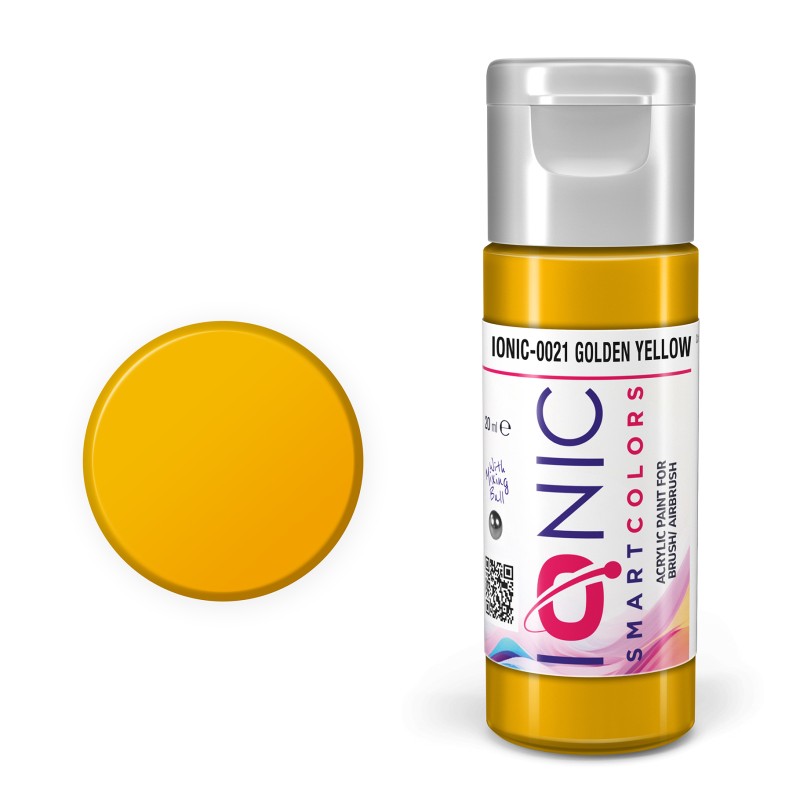 AMMO Ionic Smart Colors Golden Yellow 20ml | Akrilna Boja za Minijature IONIC-0021