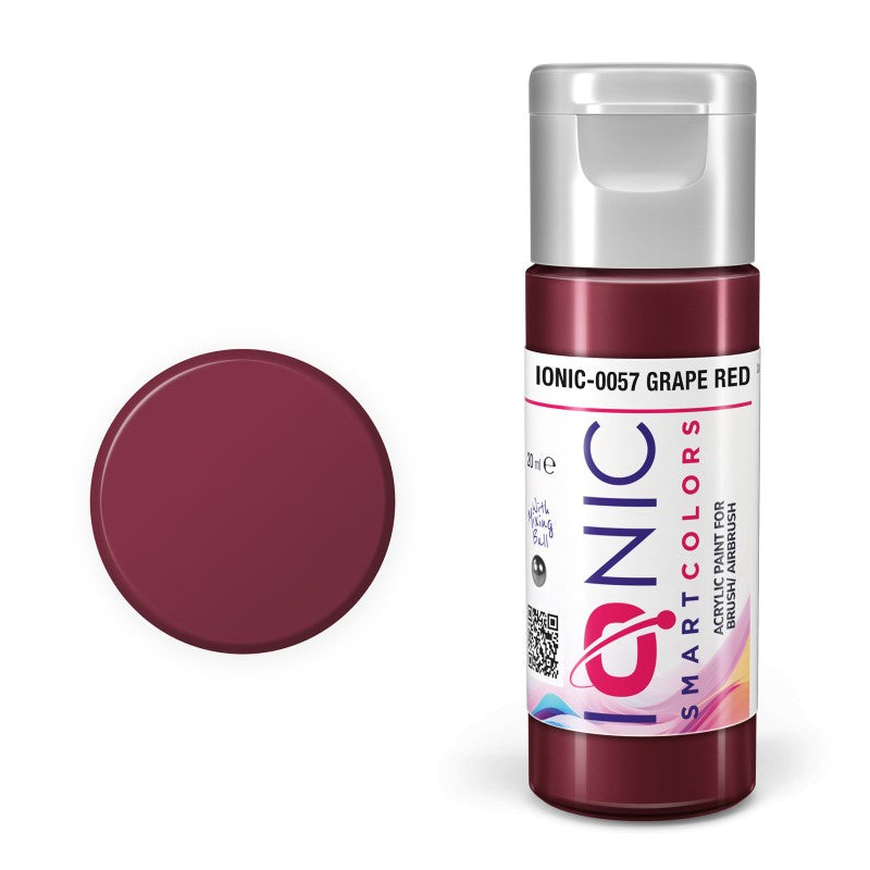 AMMO Ionic Smart Colors Grape Red 20ml | Akrilna Boja za Minijature IONIC-0057