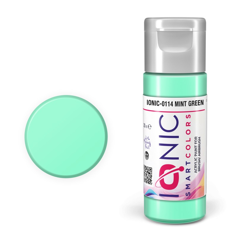 AMMO Ionic Smart Colors Mint Green 20ml | Akrilna Boja za Minijature IONIC-0114