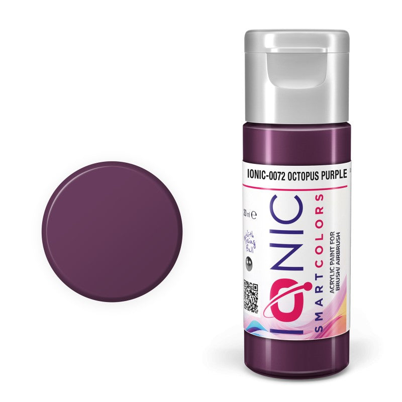 AMMO Ionic Smart Colors Octopus Purple 20ml | Akrilna Boja za Minijature IONIC-0072