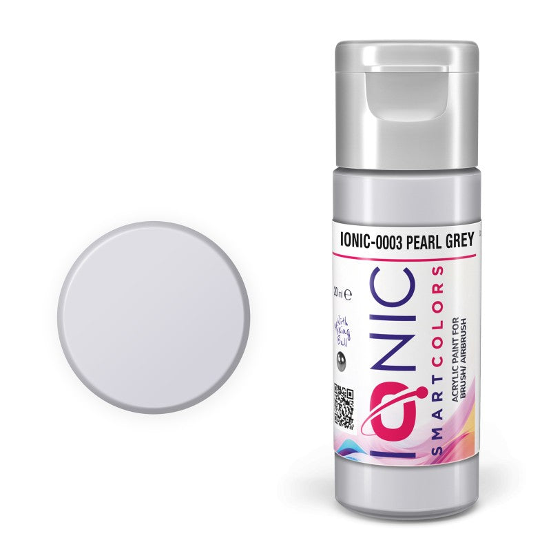 AMMO Ionic Smart Colors Pearl Grey 20ml | Akrilna Boja za Minijature IONIC-0003