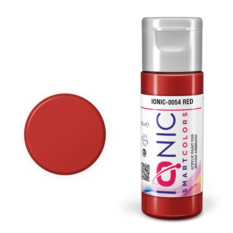 AMMO Ionic Smart Colors Red 20ml | Akrilna Boja za Minijature IONIC-0054