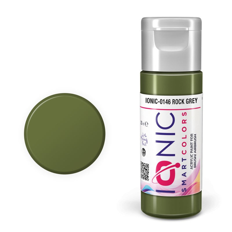 AMMO Ionic Smart Colors Rock Grey 20ml | Akrilna Boja za Minijature IONIC-0146