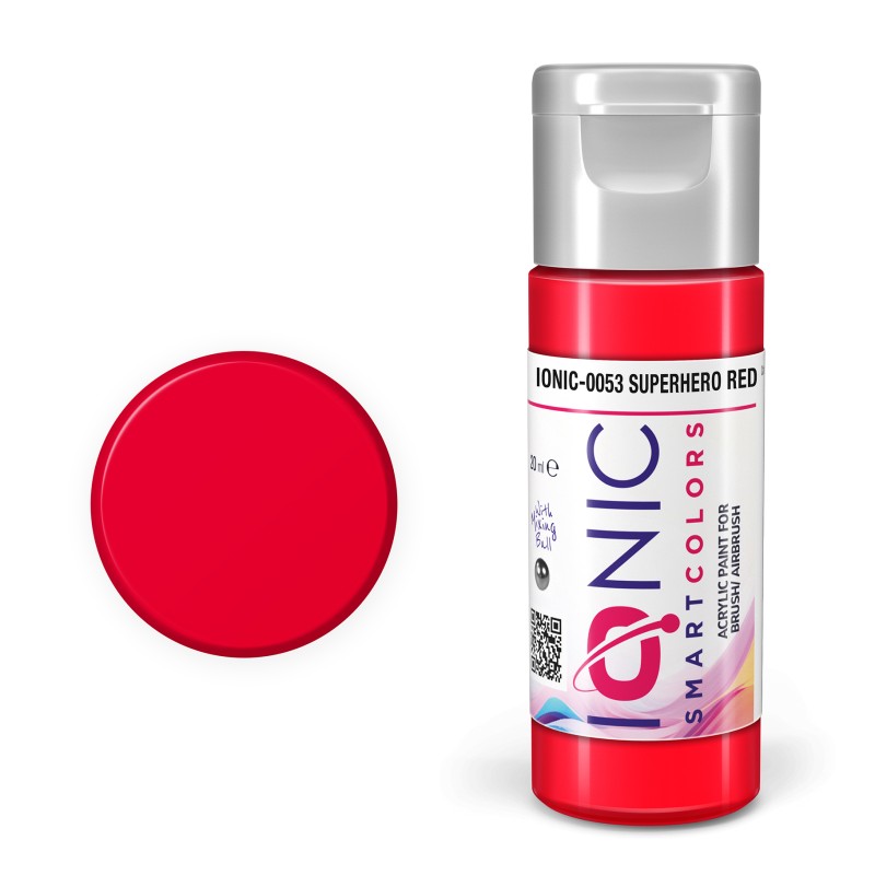 AMMO Ionic Smart Colors Superhero Red 20ml | Akrilna Boja za Minijature IONIC-0053