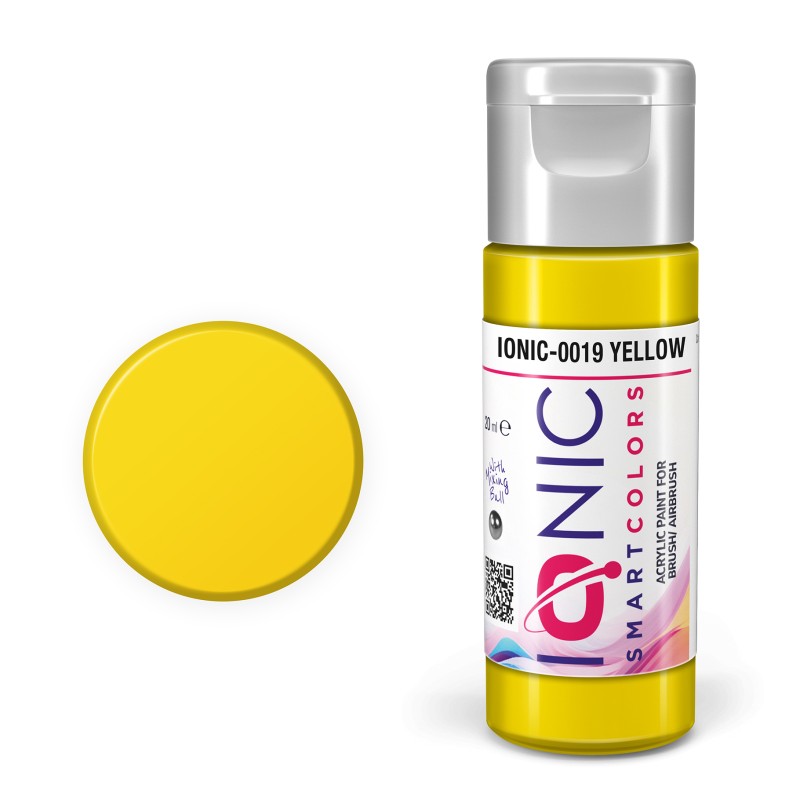 AMMO Ionic Smart Colors Yellow 20ml | Akrilna Boja za Minijature IONIC-0019