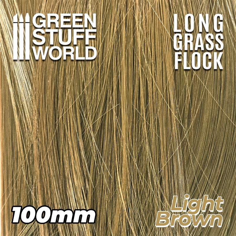 Long Grass Flock 100mm Light Brown | Duga trava 100mm svetlo braon