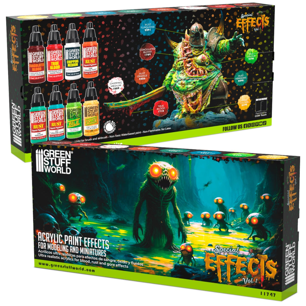 Special Effects Paint Set Vol. 1 | Set efekt boja Specijalni efekti Vol. 1