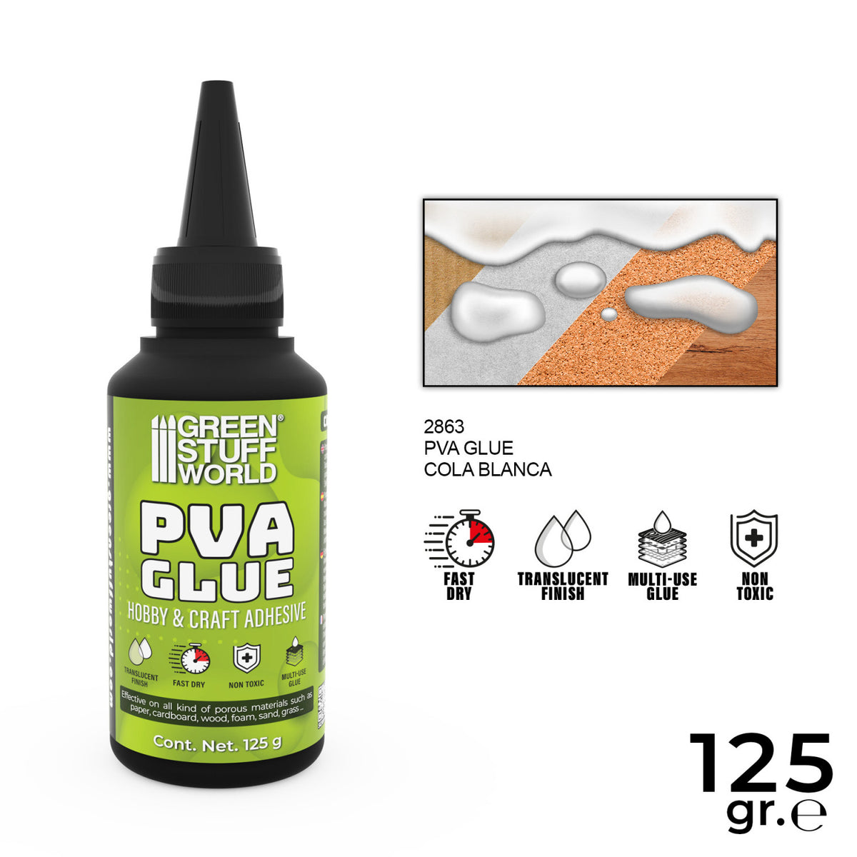 PVA Glue 125g | Univerzalni lepak za hobi