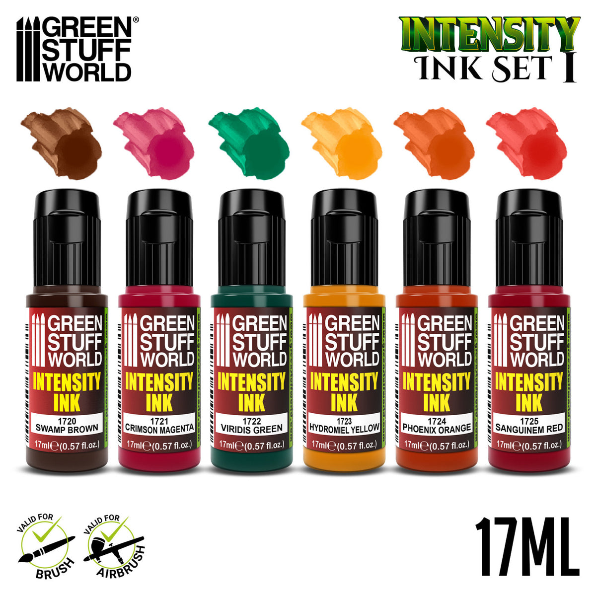 Intensity Inks Set 1 – vividne boje za senčenje i glaziranje minijatura