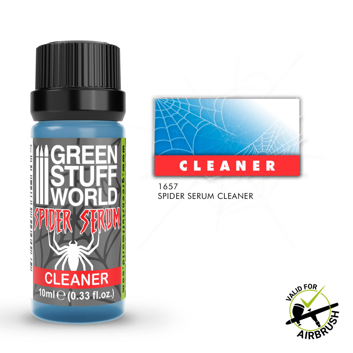 Spider Serum Cleaner - 10ml | Čistač za airbrush
