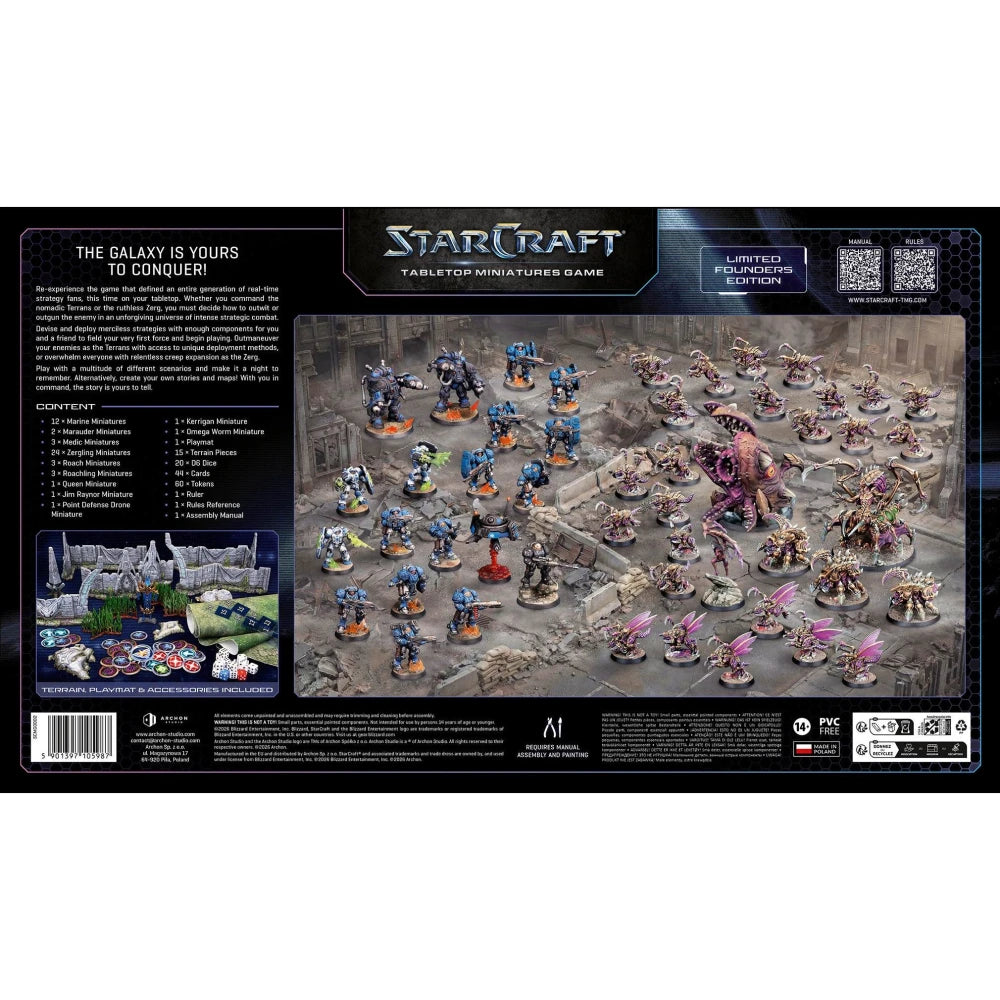 StarCraft Tabletop Game (Founders Edition) - Starter Set za 2 igrača