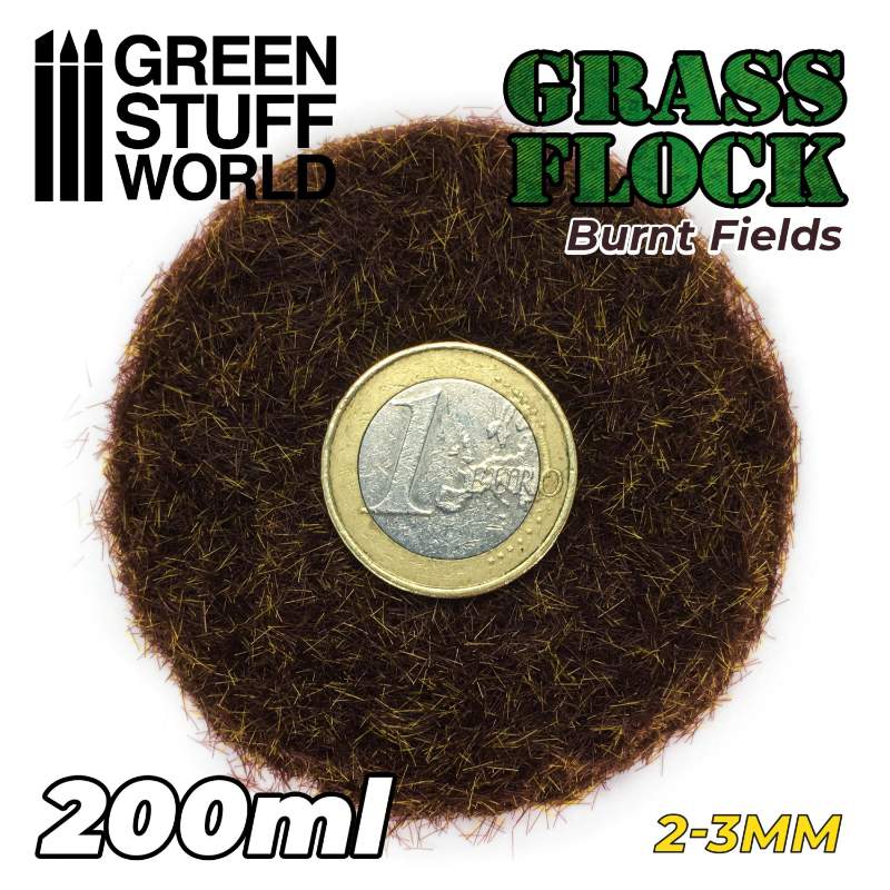 Static Grass Burnt Fields | Statička trava 2-3mm spaljena polja 200ml
