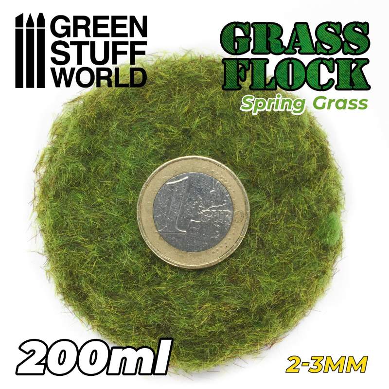 Static Grass Flock Spring Grass | Statička trava 2-3mm prolećna trava 200ml