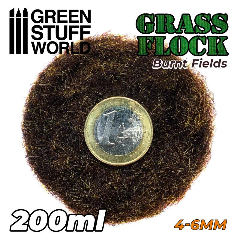 Static Grass Burnt Fields| Statička trava 4-6mm spaljena polja 200ml