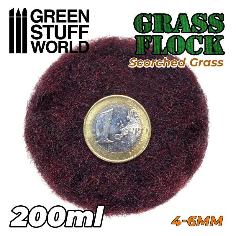 Static Grass Scorched Brown | Statička trava 4-6mm spaljena smeđa 200ml