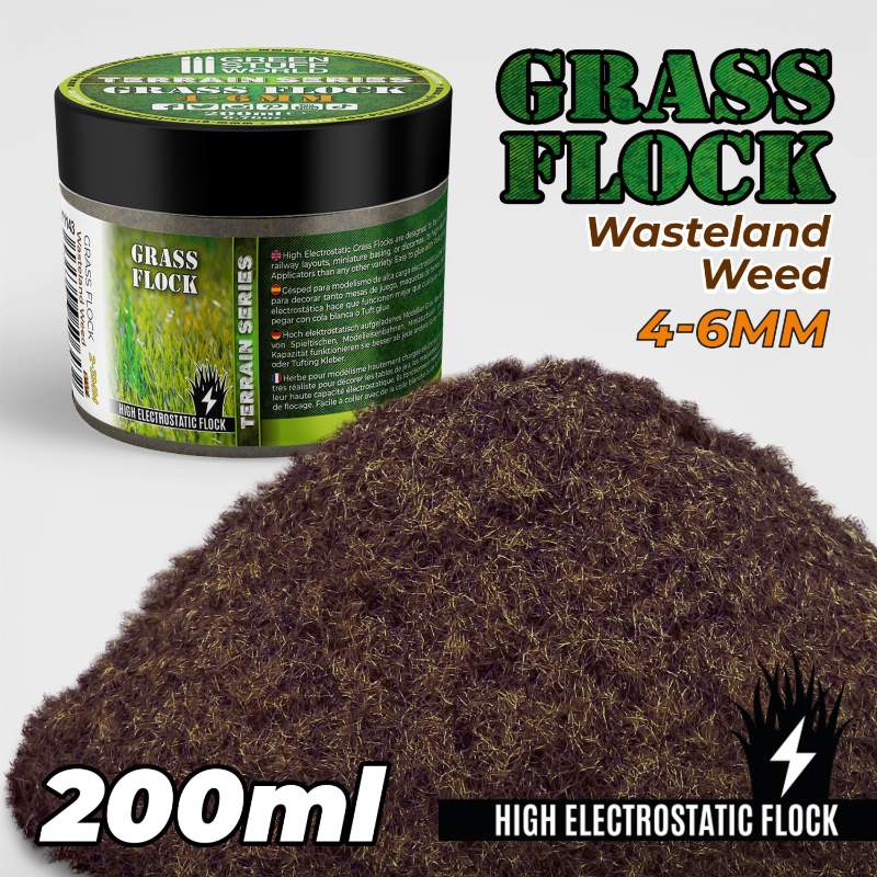 Static Grass Wasteland Weed | Statička trava 4-6mm wasteland korov 200ml