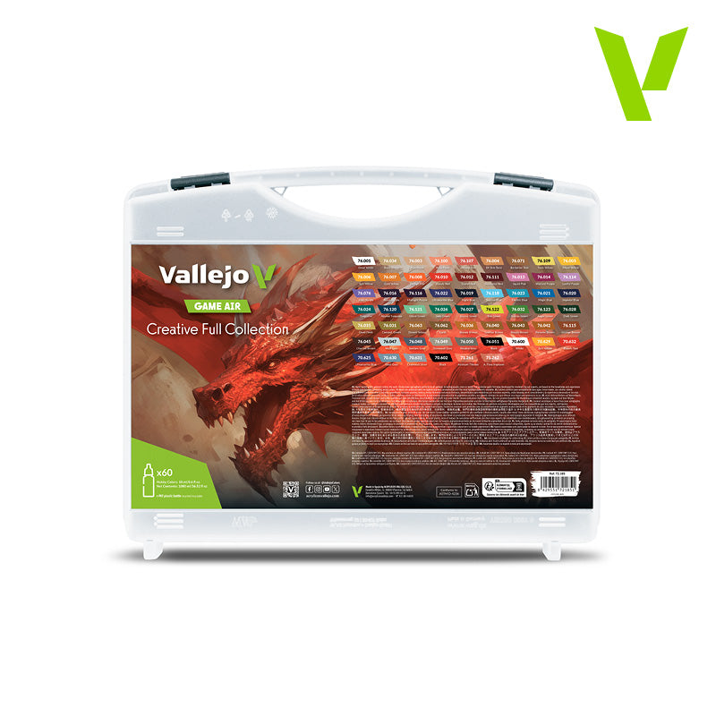 Vallejo Game Air Creative Full Collection - Kofer 60 Boja 72.185