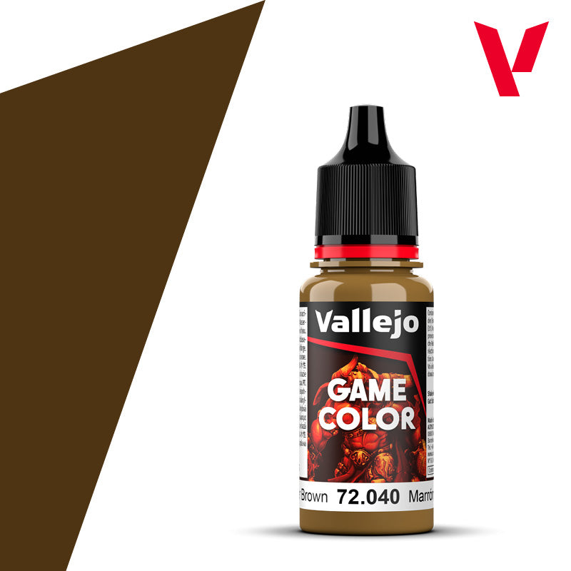 Vallejo Leather Brown 18ml - Game Color 72.040