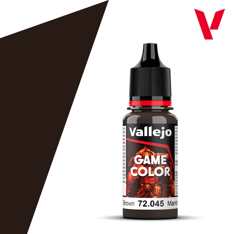 Vallejo Charred Brown 18ml - Game Color 72.045