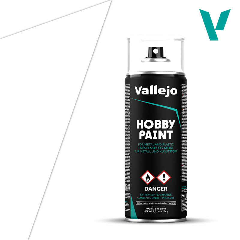 Vallejo Hobby Paint Spray White - Beli Sprej Primer 28.010