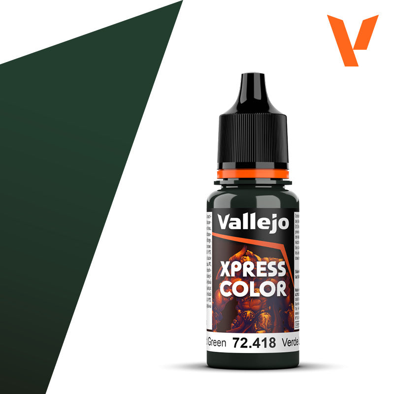 Vallejo Lizard Green 18ml - Xpress Color 72.418