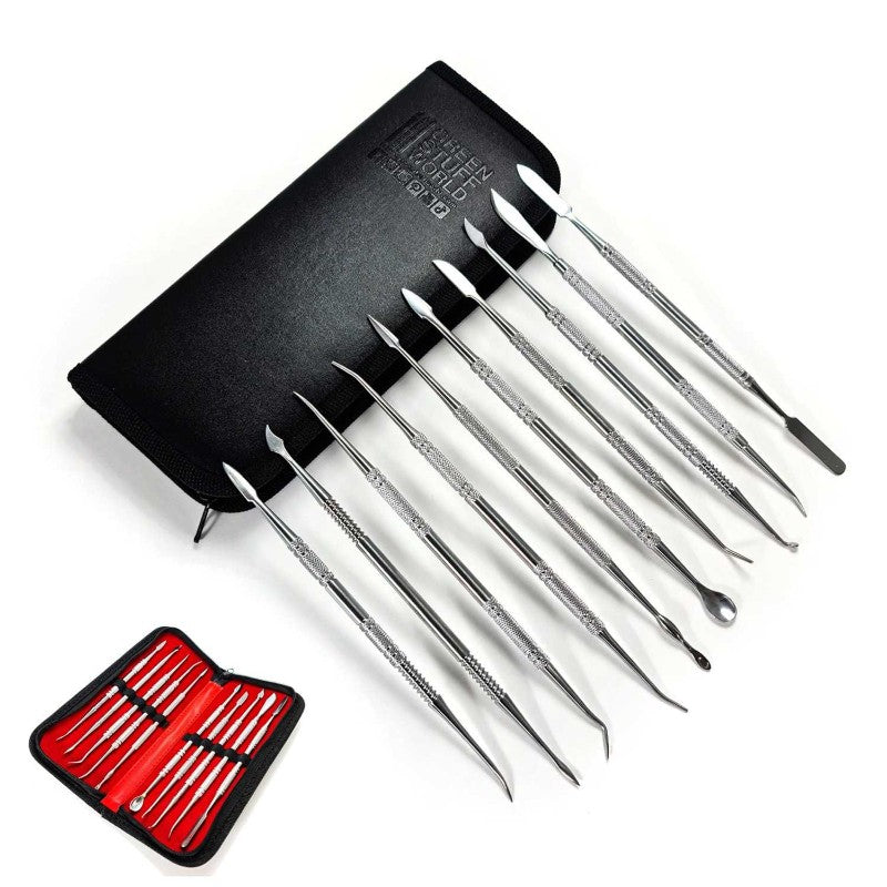 Professional Sculpting Tools Set x10 with Case | Profesionalni set alata za modeliranje x10 sa futrplom