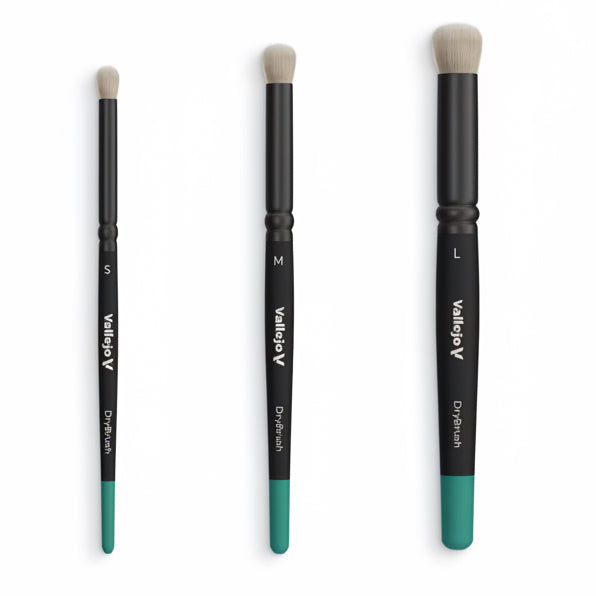Vallejo Dry Brush Set S/M/L