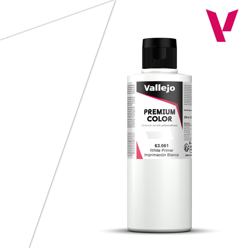 Vallejo Premium Color White Primer 200ml - 63061