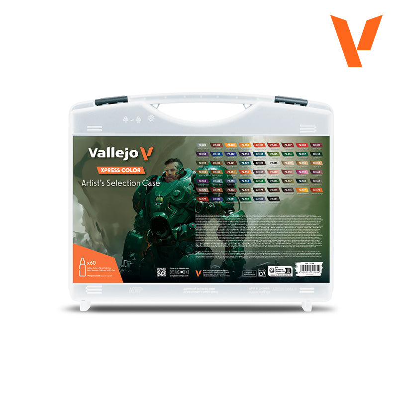 Vallejo Xpress Color - Artist’S Selection Case (60 Boja) - 72184 - front