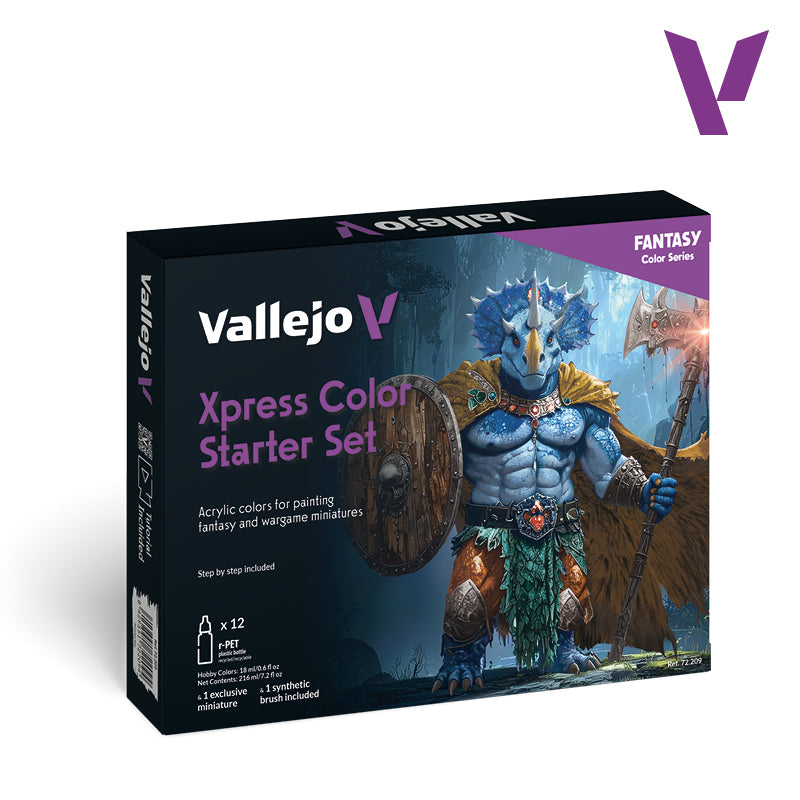 Vallejo Xpress Color Starter Set - Tematski Set (16 Boja) 72209 - front