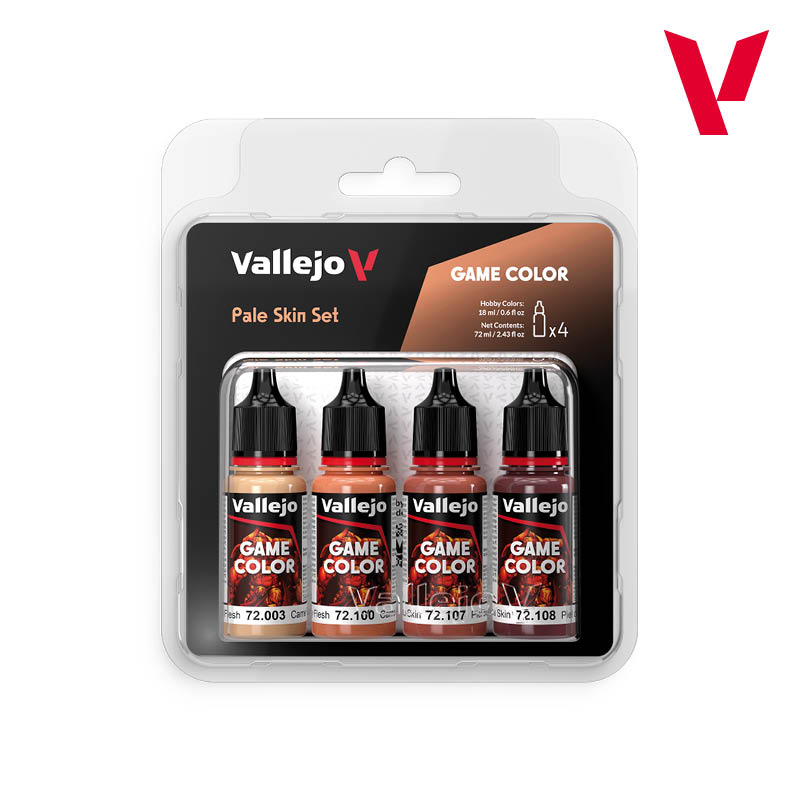 Vallejo Pale Skin Set - Game Color Set (4 Boja x 18ml) 72379 - front