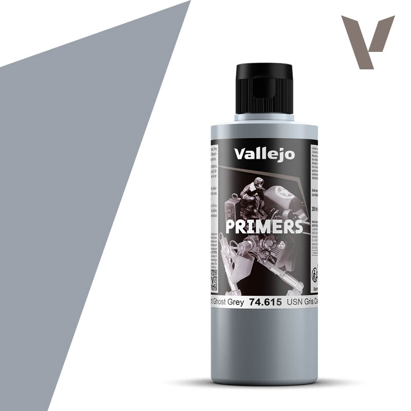 Vallejo Surface Primer USN Light Ghost Grey FS 36375 200ml - 74615