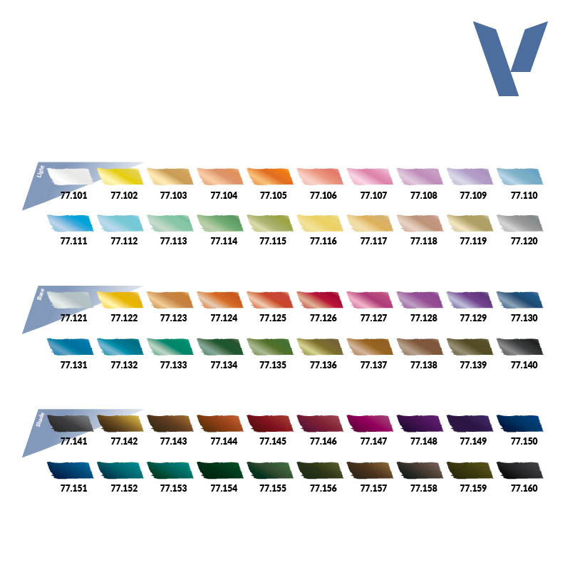 Vallejo True Metallic Metal Full Collection - Kofer 80 Boja 77.250