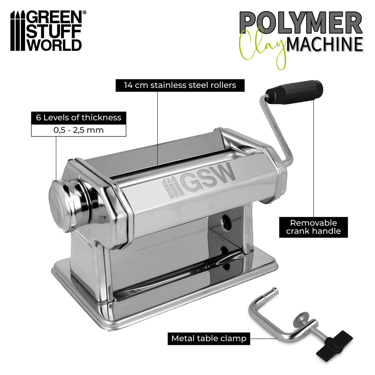 Polymer Clay Pasta Machine | Pasta Masina za Glinu/Git