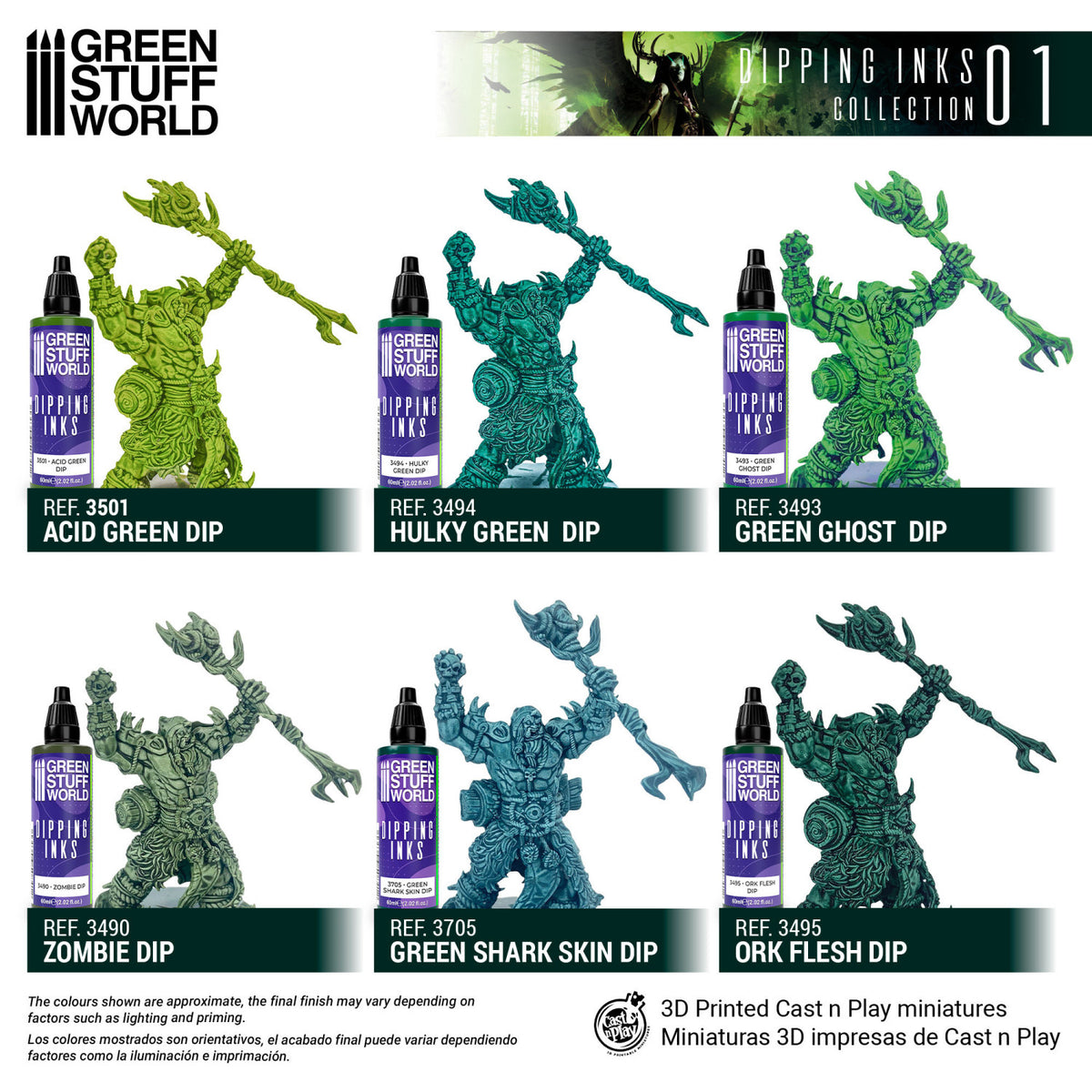 Speed Paint Set - Collection 01 | Set Brzih Boja