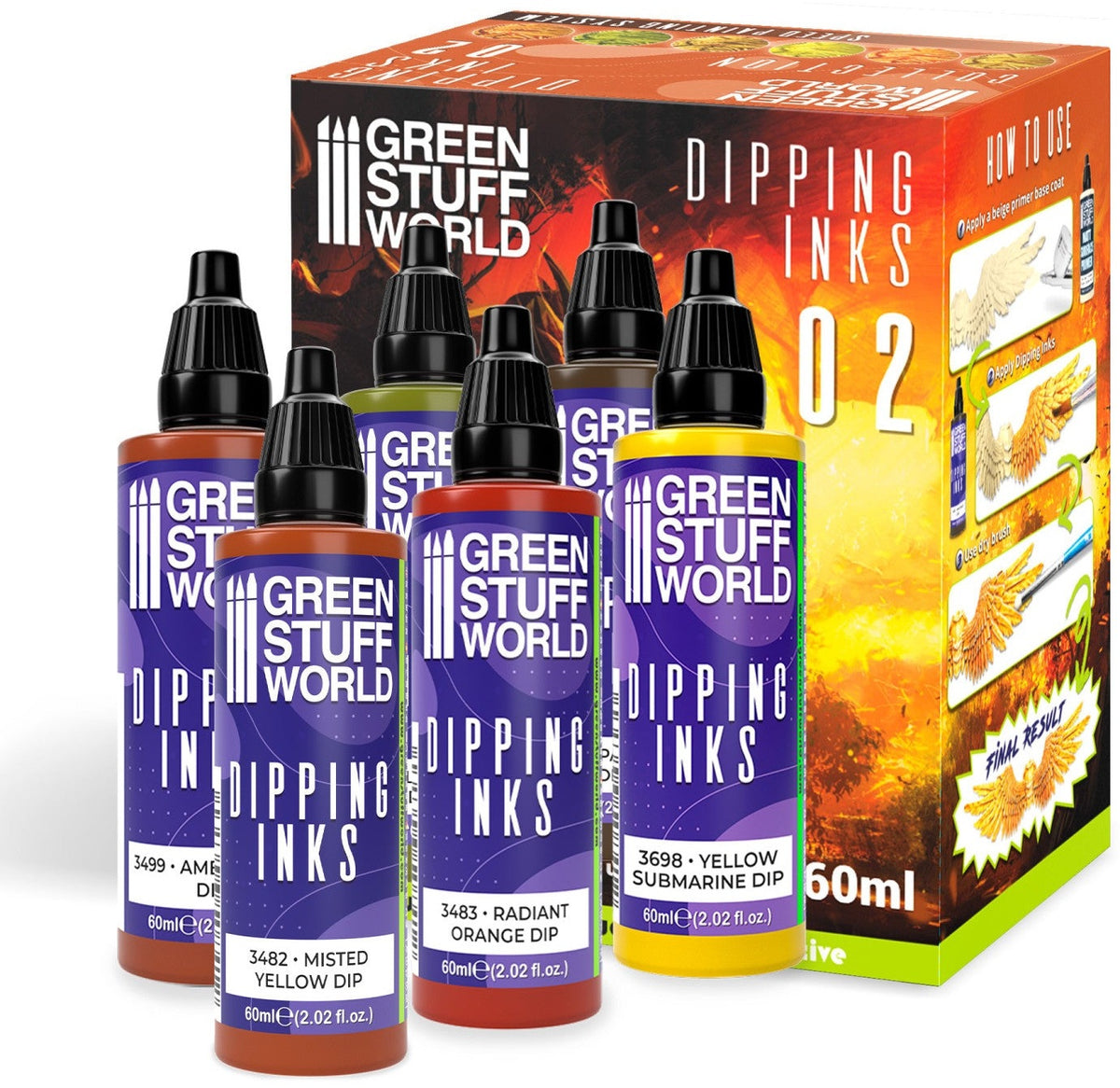 Paint Set - Dipping collection 02 | set akrilnih boja za minijature