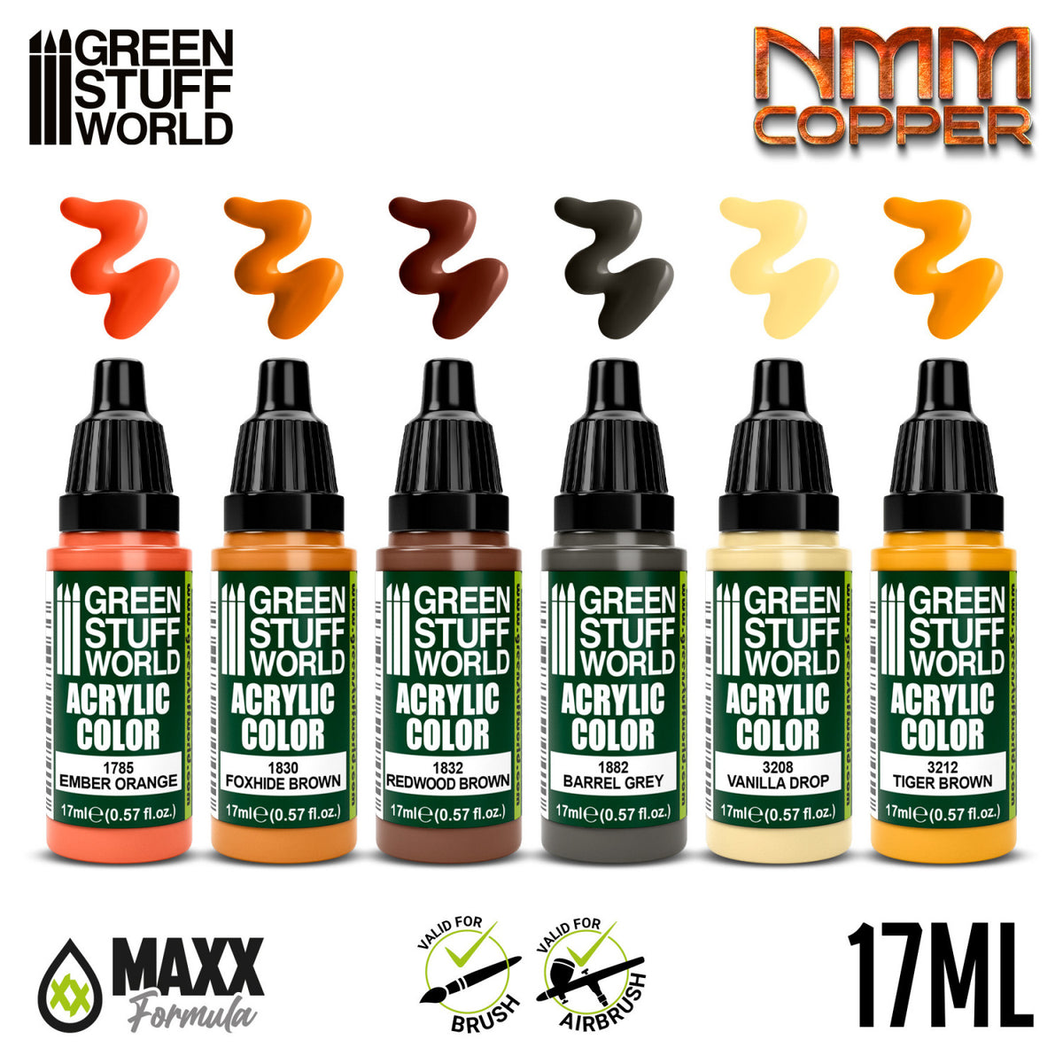 Paint Set - NMM Copper | Set Akrilnih Boja x6
