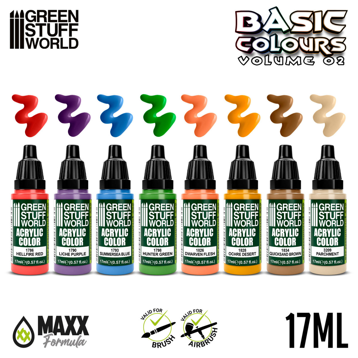 Paint Set - Basic Colors 02 | Set Akrilnih Boja x8