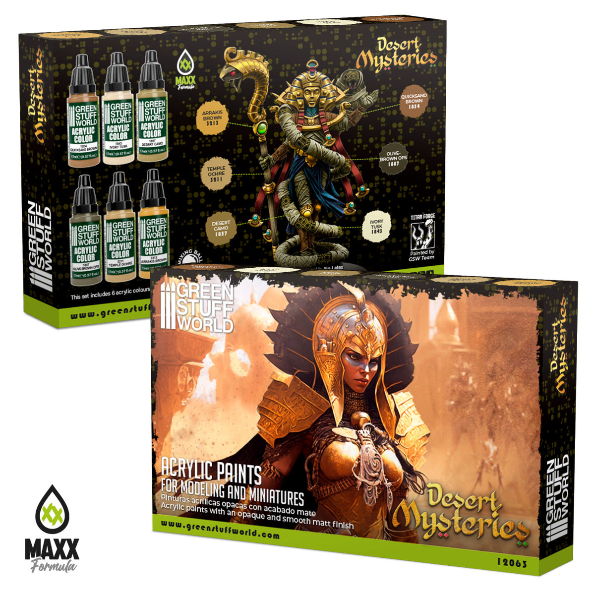 Paint Set - Desert Mysteries | Set Akrilnih Boja x6