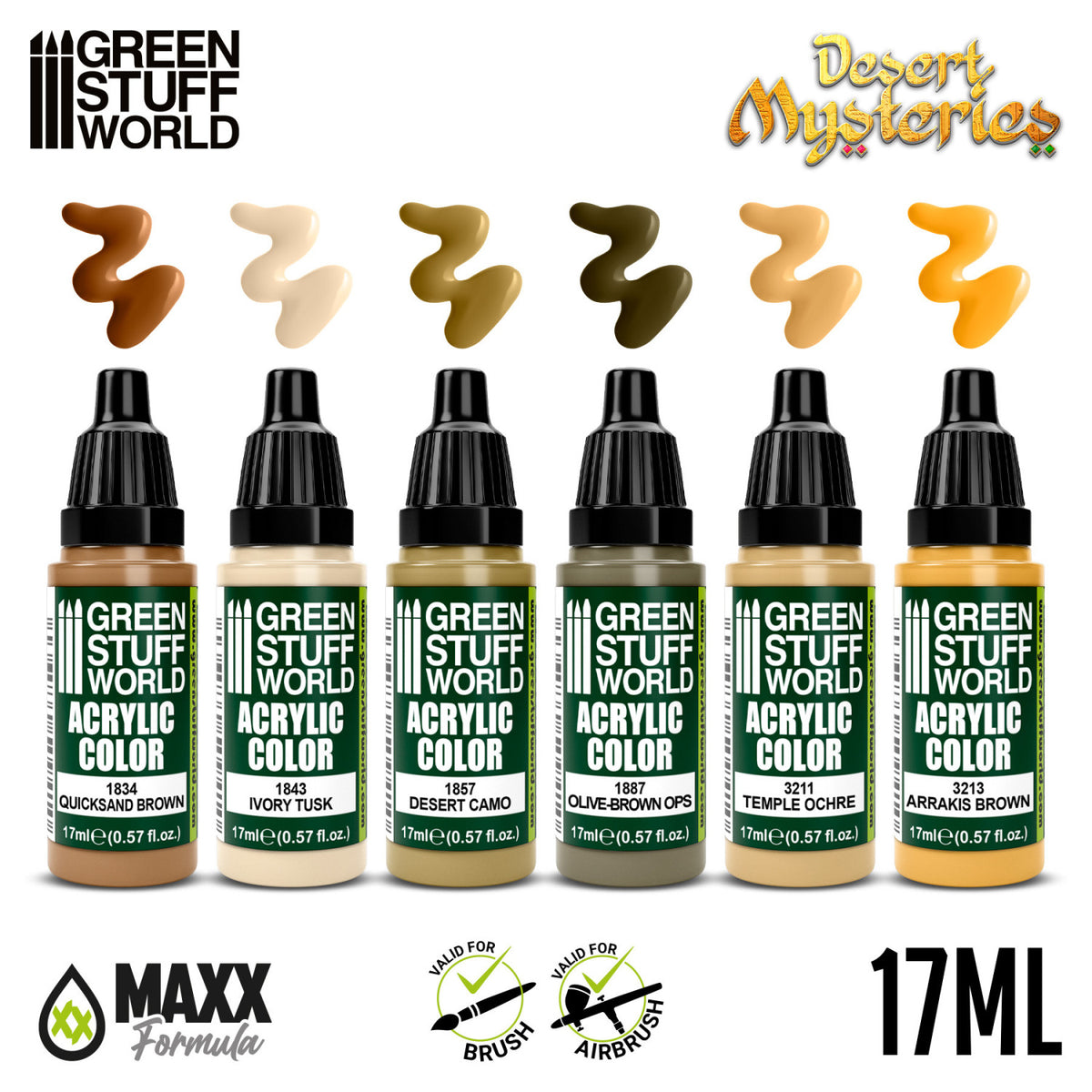 Paint Set - Desert Mysteries | Set Akrilnih Boja x6