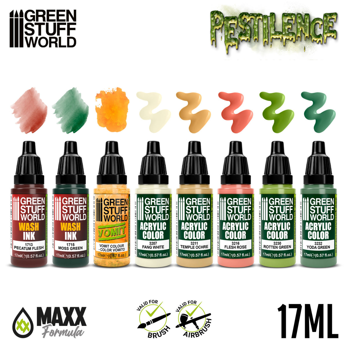 Paint Set - Pestilence | Set Akrilnih Boja x8