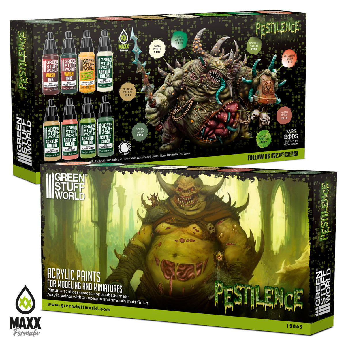 Paint Set - Pestilence | Set Akrilnih Boja x8