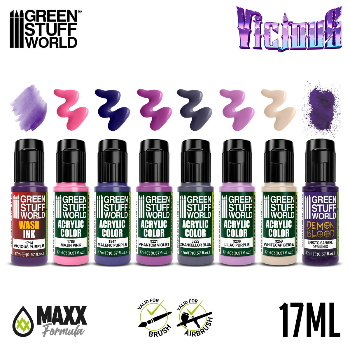 Paint Set - Vicious | Set Akrilnih Boja x8