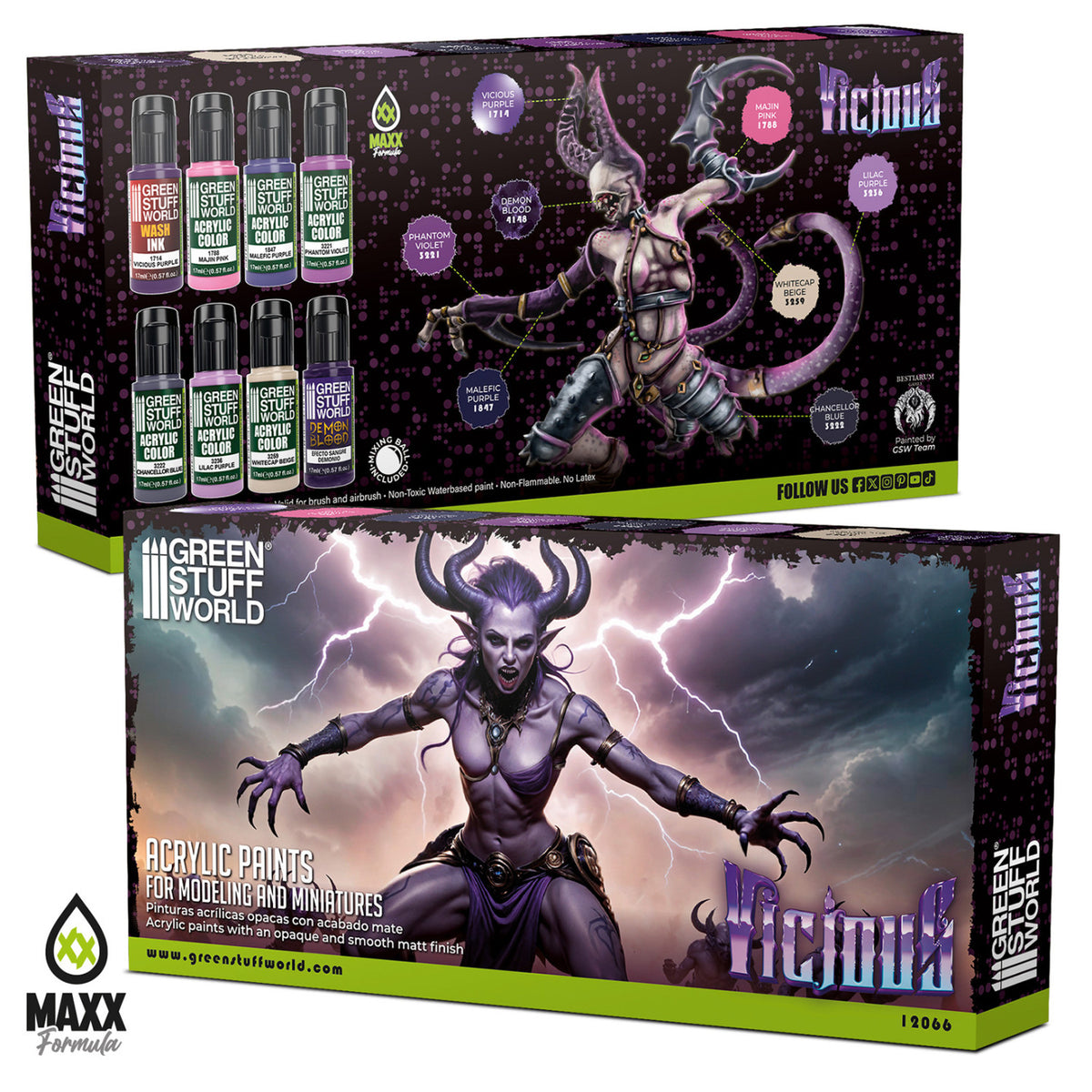 Paint Set - Vicious | Set Akrilnih Boja x8